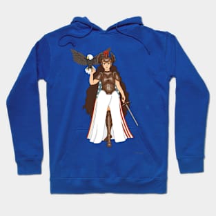 Columbia the Warrior V.2 (Large Design) Hoodie